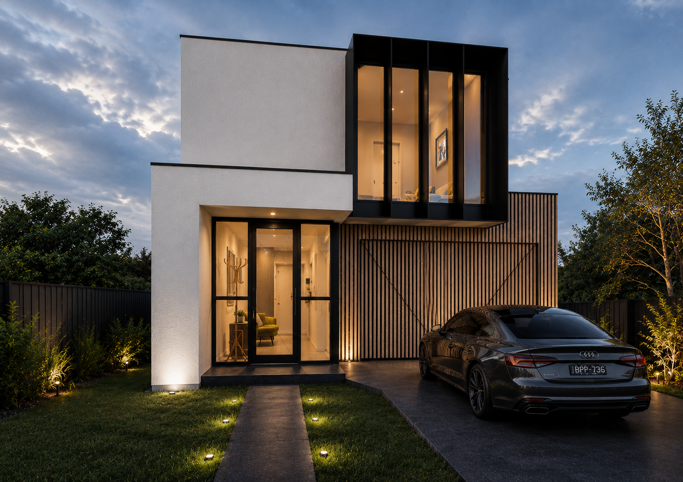 The Essendon double storey facade