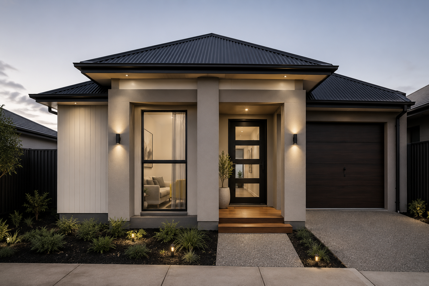The Fairfield single storey facade