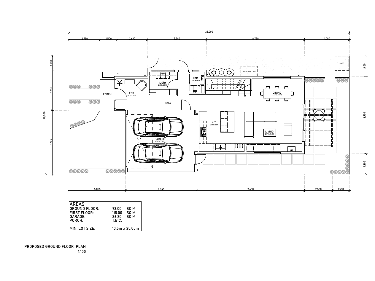 The Essendon double storey floor plan