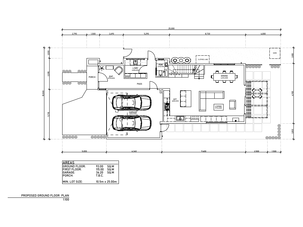 The Thornbury double storey floor plan